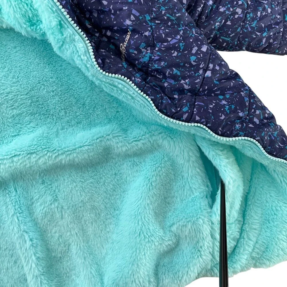 Eddie Bauer Childrens Purple and Teal Water Resistant Winter Jacket, Eddie 517